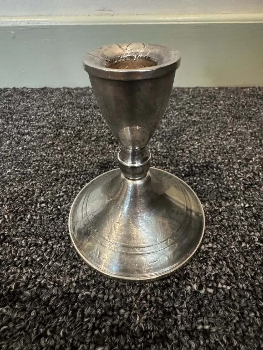 Columbia Weighted Sterling Silver Candlestick Pair